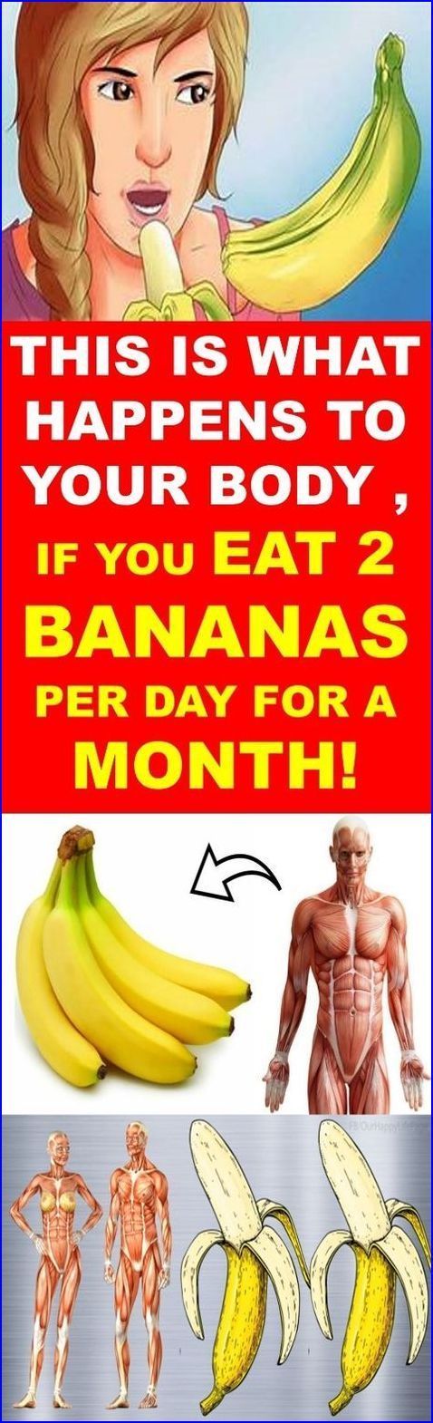 If You Eat 2 Bananas Per Day For A Month This Is What Happens To Your Body